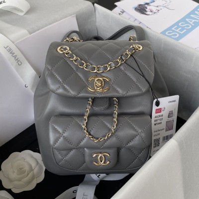 AS2908 Chanel Small Backpack in Shiny Calfskin